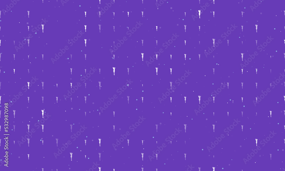 Seamless background pattern of evenly spaced white sexy woman images of different sizes and opacity. Vector illustration on deep purple background with stars Seamless background pattern of evenly spaced white sexy woman images of different sizes and opacity. Vector illustration on deep purple background with stars