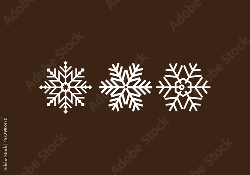 Snow and could icon design for your business