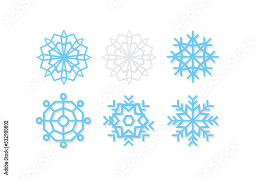 Snow and could icon design for your business