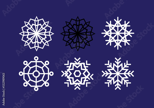 Snow and could icon design for your business