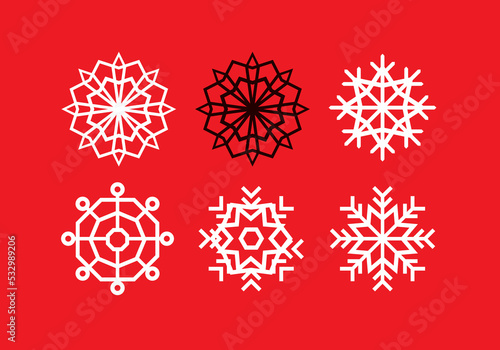 Snow and could icon design for your business