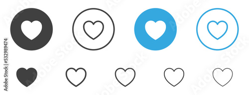 add to favorite icon heart icon button - save icon bookmark symbol - like love icon button
