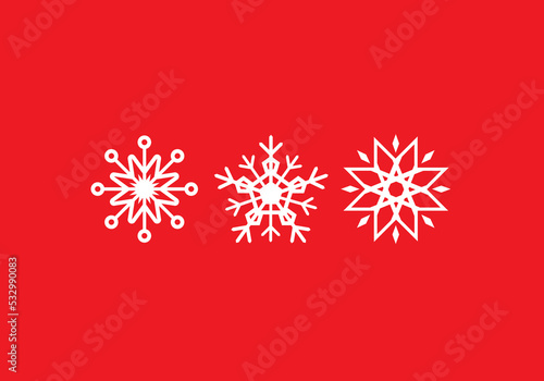 Snow and could icon design for your business