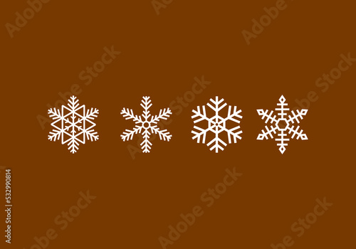 Snow and could icon design for your business