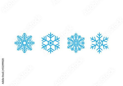 Snow and could icon design for your business