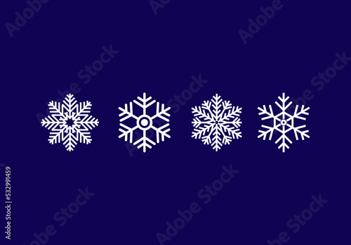 Snow and could icon design for your business