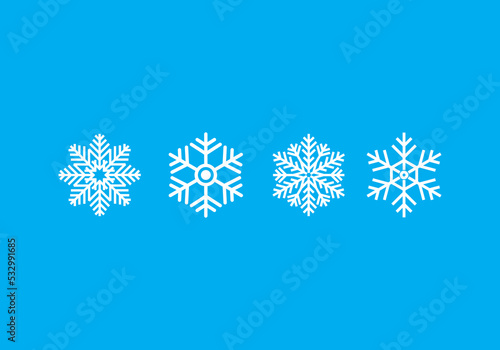 Snow and could icon design for your business