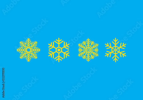 Snow and could icon design for your business