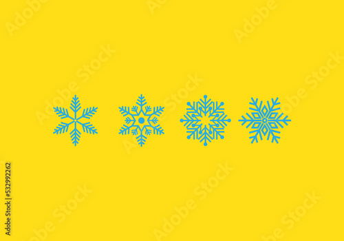 Snow and could icon design for your business