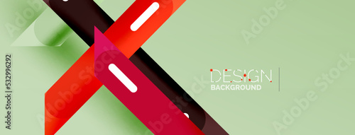 Background overlapping lines. Dynamic lines abstract wallpaper. Straight lines composition vector illustration for wallpaper banner background or landing page
