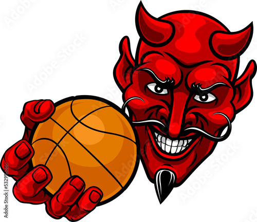 Devil Satan Basketball Spor...