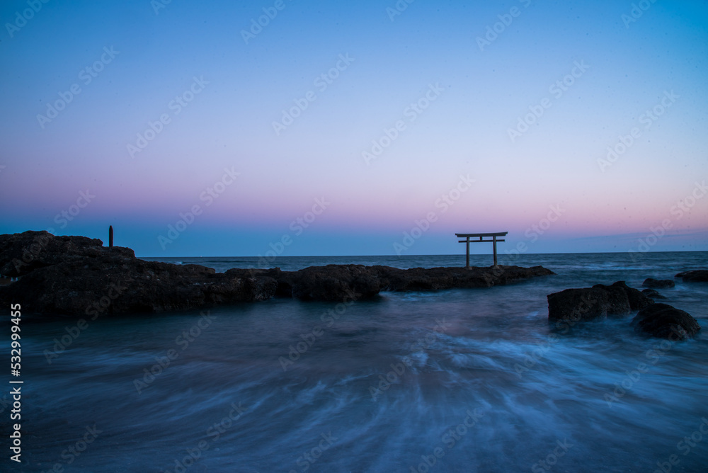 大洗　神磯鳥居　Oarai