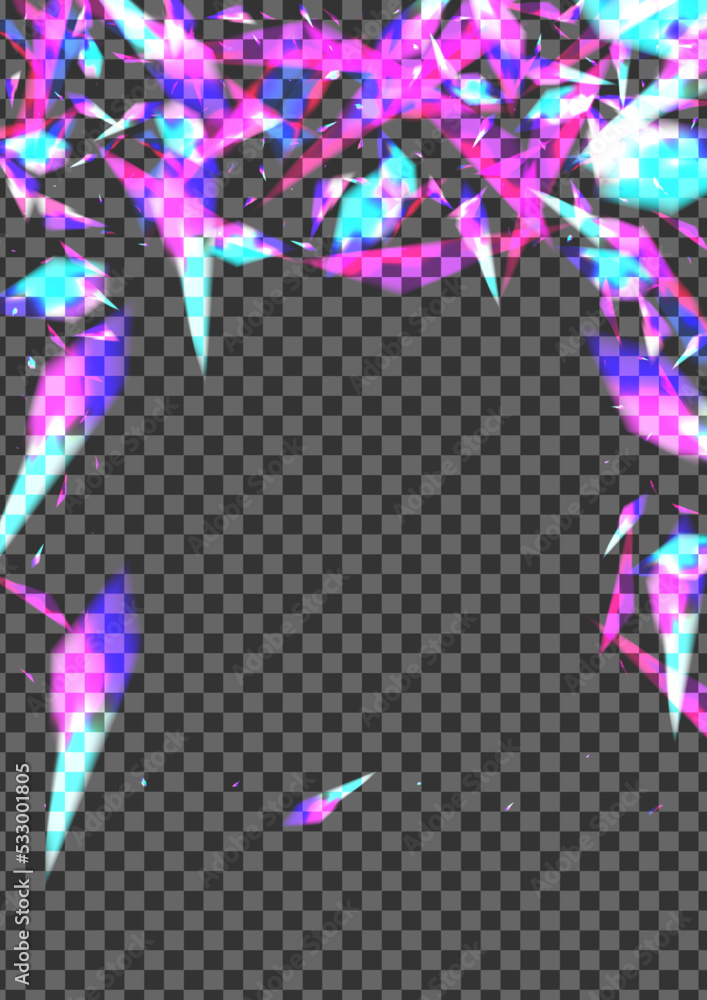 Blur Element Background Transparent Vector. Glare Flash Illustration. Shine Magic Wallpaper. Violet Concept. Twinkle Happy Texture.