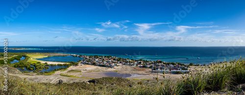 Принти на полотні Aerial panoramic view of Los Roques town