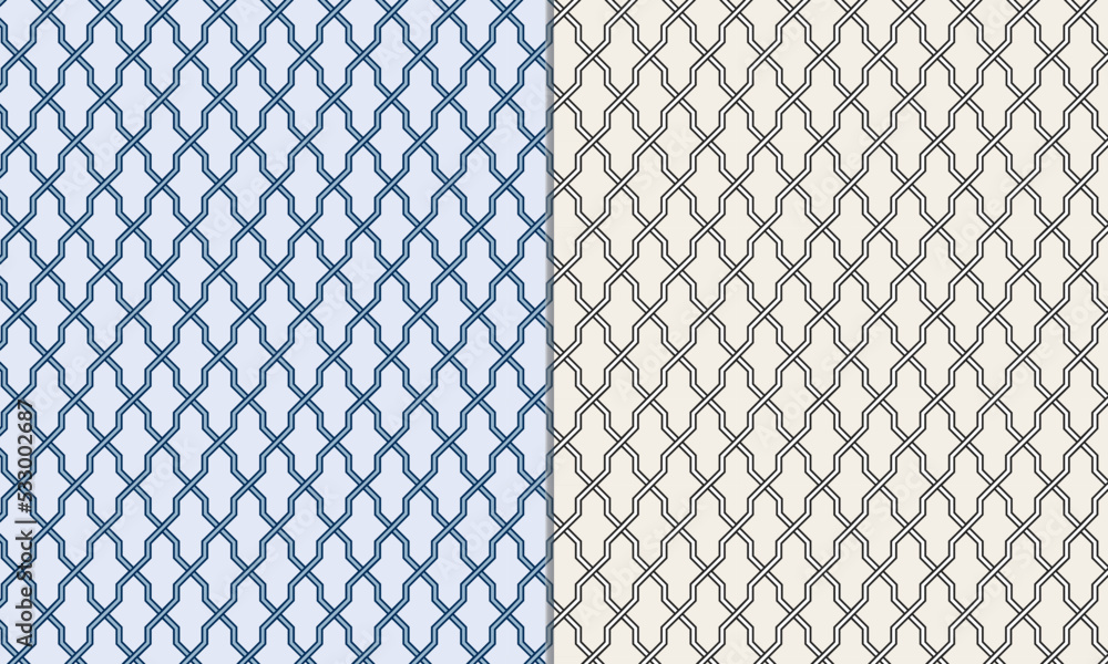 Fototapeta premium adstract geometrical seamless Islamic pattern, 