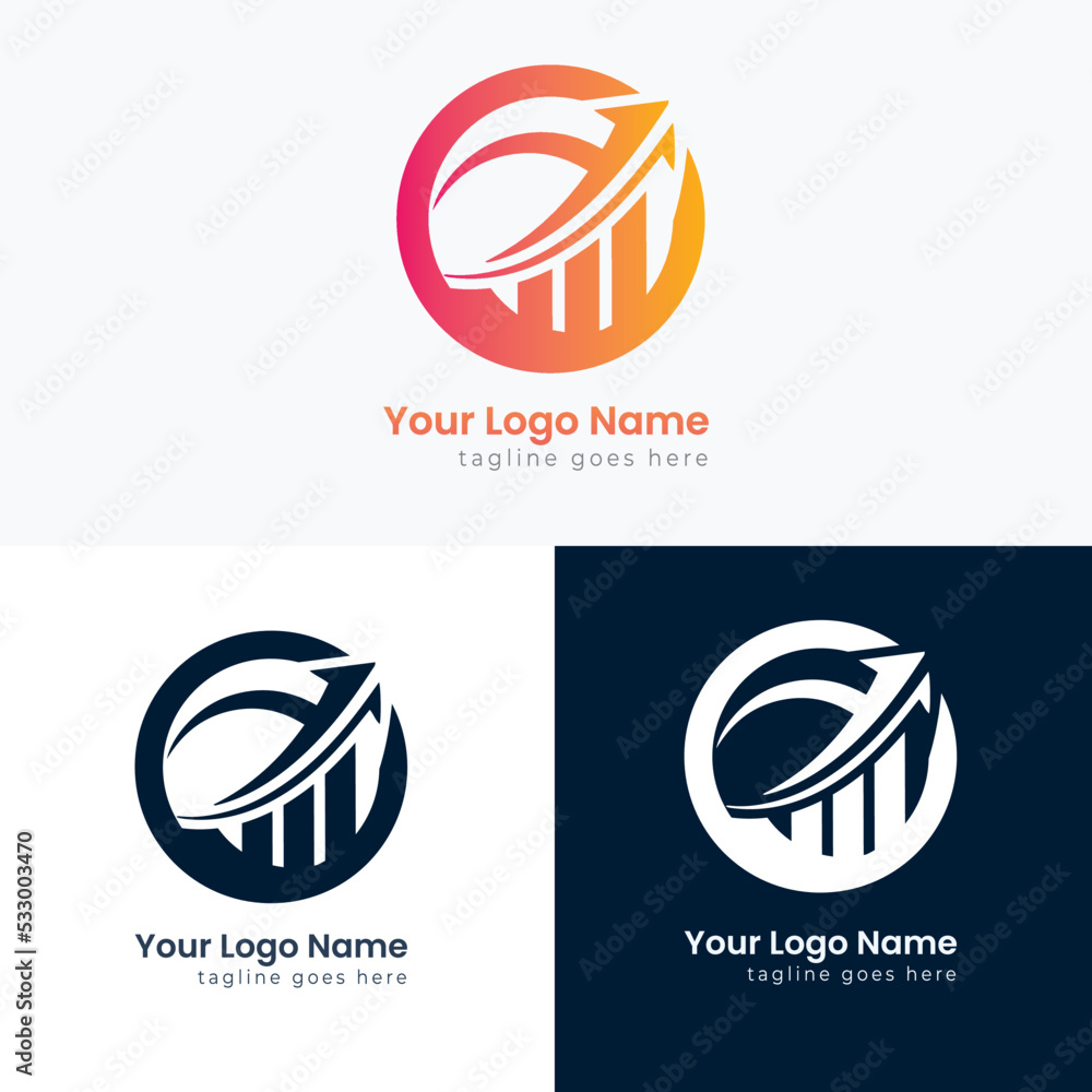 Investment logo design, Business logo design, Icon logo design, Lone