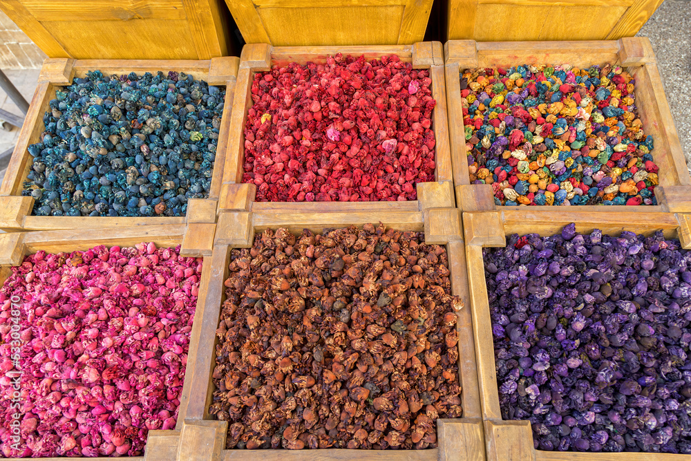 Colorful dried flowers buds Colorful dried flowers buds