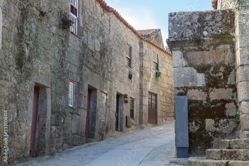 Fototapeta Naklejka Na Ścianę i Meble -  Empty Street in Sortelha, Portugal