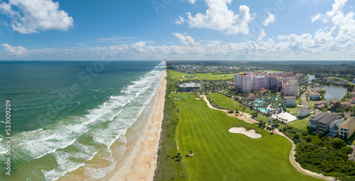 Aerial view of Palm Coast, Florida. September 2022 © Creative Studio 79