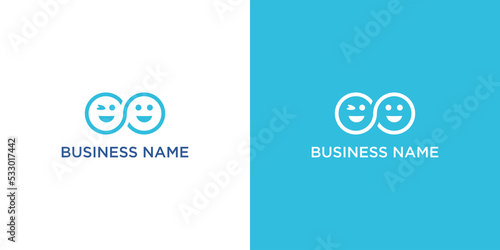 child logo icon, caring kid, caring son, smile icon, happy face logo icon