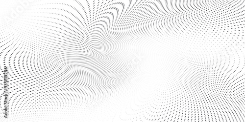Light gradient halftone dots grunge wide background
