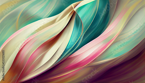colorful background waves