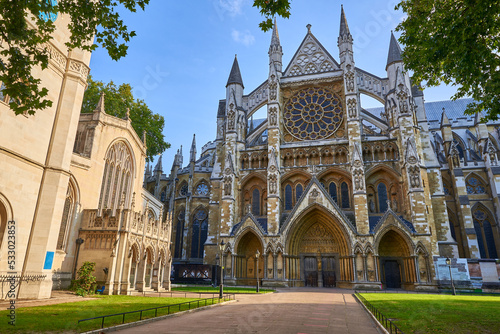 view of westminster abbey, london