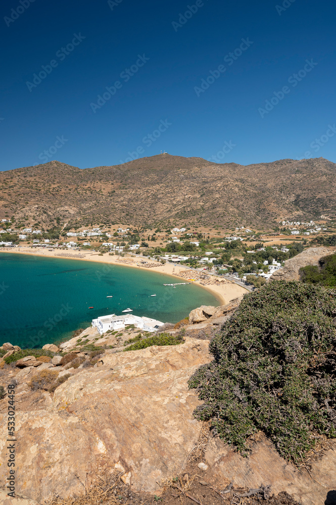 Fototapeta premium view of the sea and mountains Greece