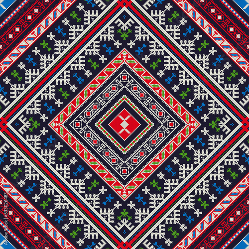 Georgian embroidery pattern 28