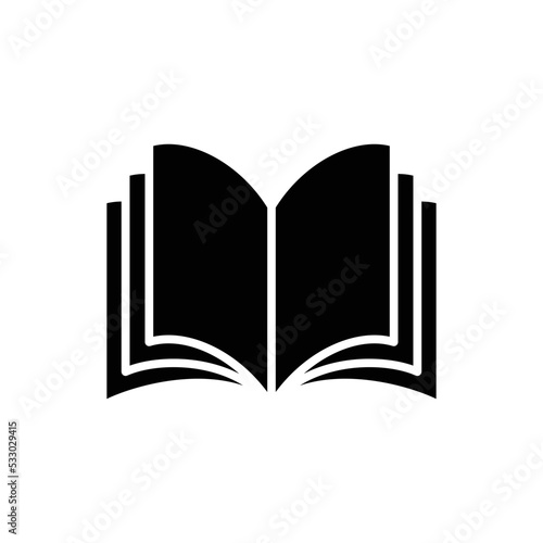 book icon vector design simple and clean