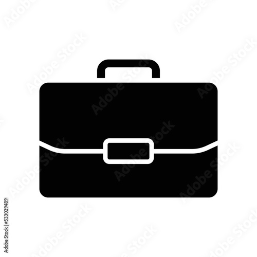 briefcase icon vector design simple and clean