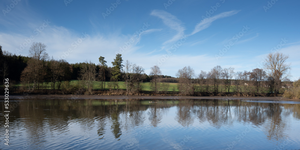 Fototapeta premium Stausee Rötlen