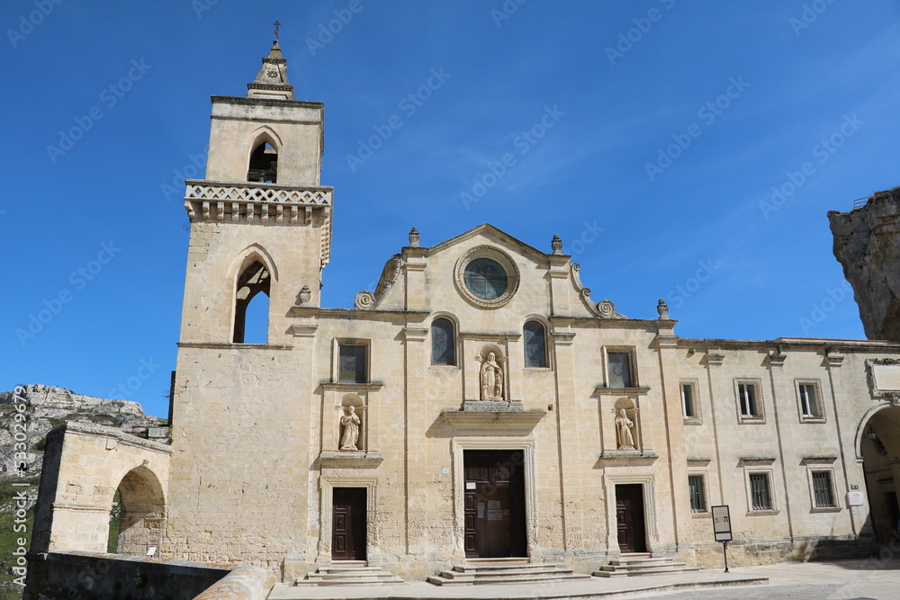 San Pietro Caveoso church in Matera, Italy
