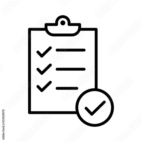clipboard icon vector design simple and clean
