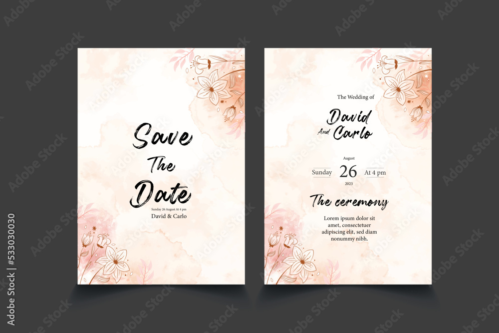 wedding invitation card, wedding card, wedding invitation card template, vintage design, welcome card, 