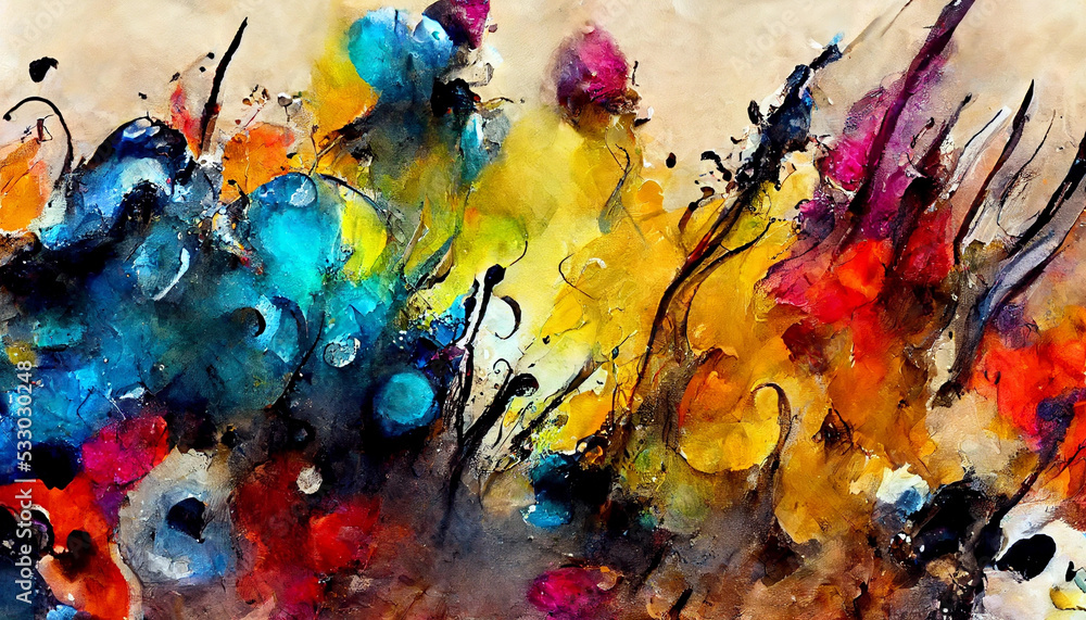 Beautiful Closeup of the Abstract Ink Painting Textures, Colorful abstract Ink painting background, Highly-textured oil paint in High quality textured details Beautiful Closeup of the Abstract Ink Painting Textures, Colorful abstract Ink painting background, Highly-textured oil paint in High quality textured details