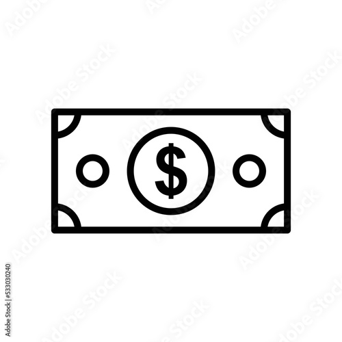 money icon vector design simple and clean