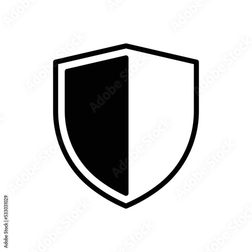 Free Download shield icon vector design simple and clean - GFXLoad