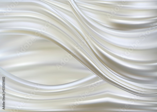 Abstract white pearl textile background.
