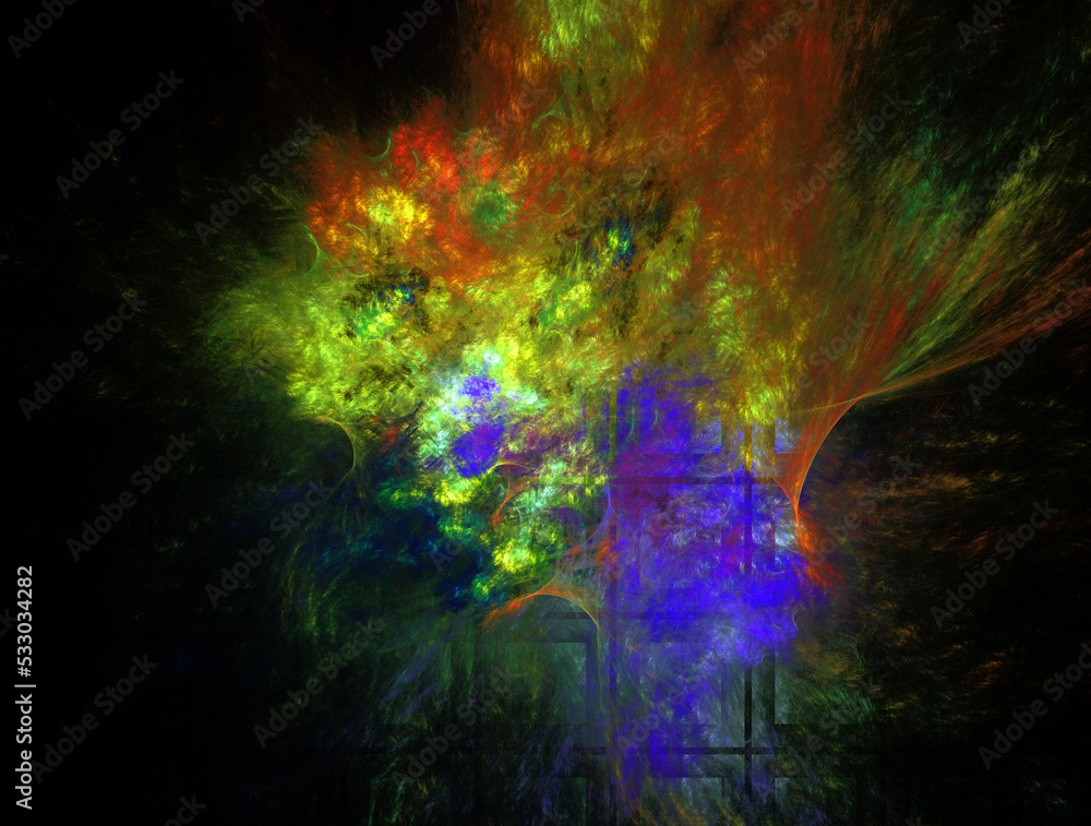 Imaginatory fractal abstract background Image Imaginatory fractal abstract background Image