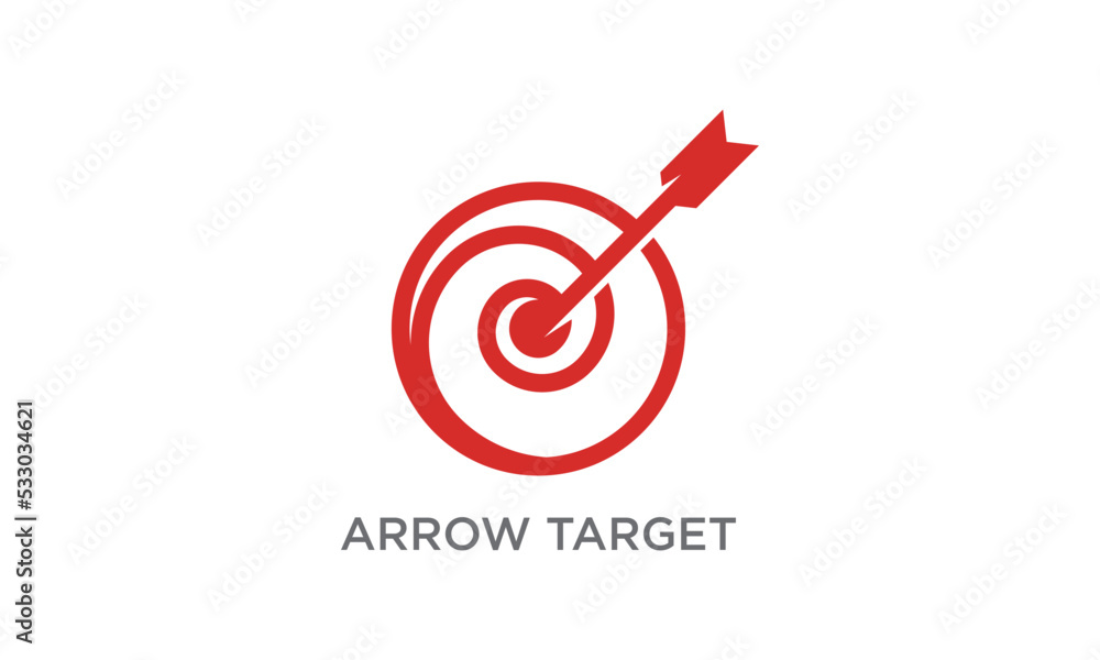 Bullseye target icon symbol. Arrow dart targeting market logo sign. on ...