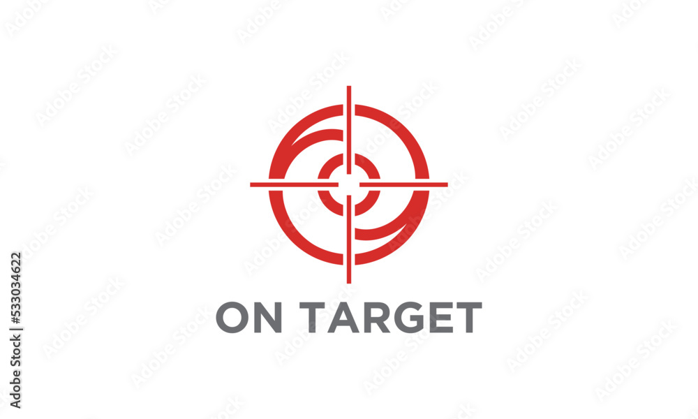 Bullseye target icon symbol. Arrow dart targeting market logo sign. on target logo Vector illustration image. Isolated on white background. Bullseye target icon symbol. Arrow dart targeting market logo sign. on target logo Vector illustration image. Isolated on white background.