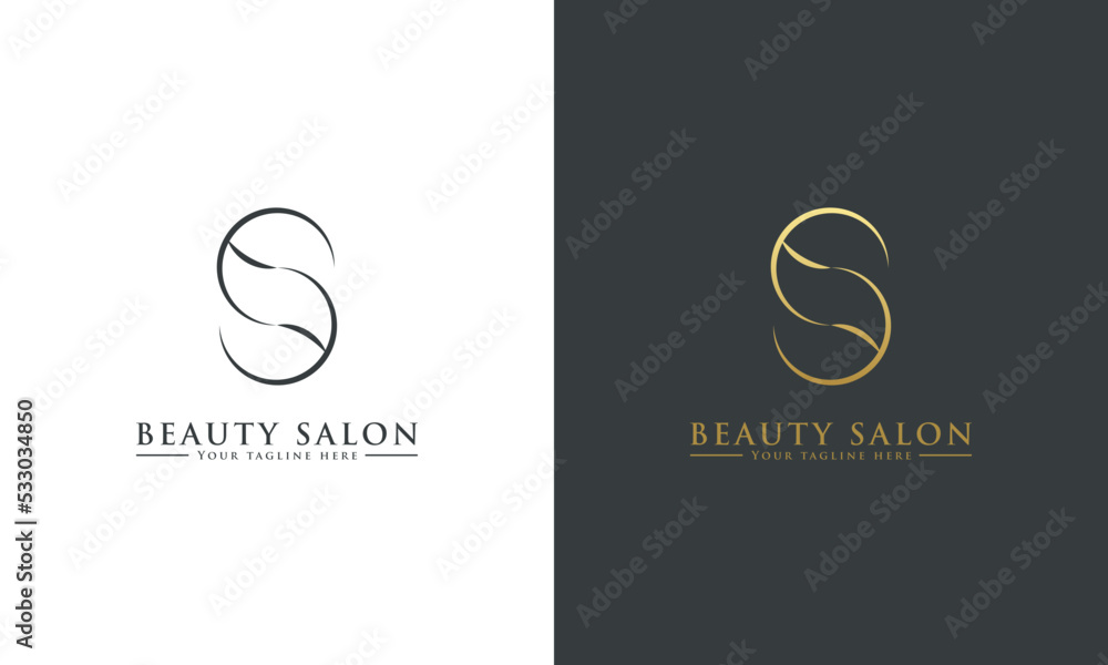 Letter S Beauty Logo Vector Template, Abstract letter S logo design template with beauty industry and fashion logo. cosmetics business, natural, spa salons. yoga, medicine companies and clinics Letter S Beauty Logo Vector Template, Abstract letter S logo design template with beauty industry and fashion logo. cosmetics business, natural, spa salons. yoga, medicine companies and clinics