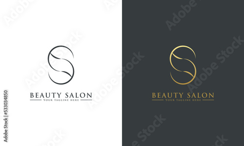 Letter S Beauty Logo Vector Template, Abstract letter S logo design template with beauty industry and fashion logo. cosmetics business, natural, spa salons. yoga, medicine companies and clinics