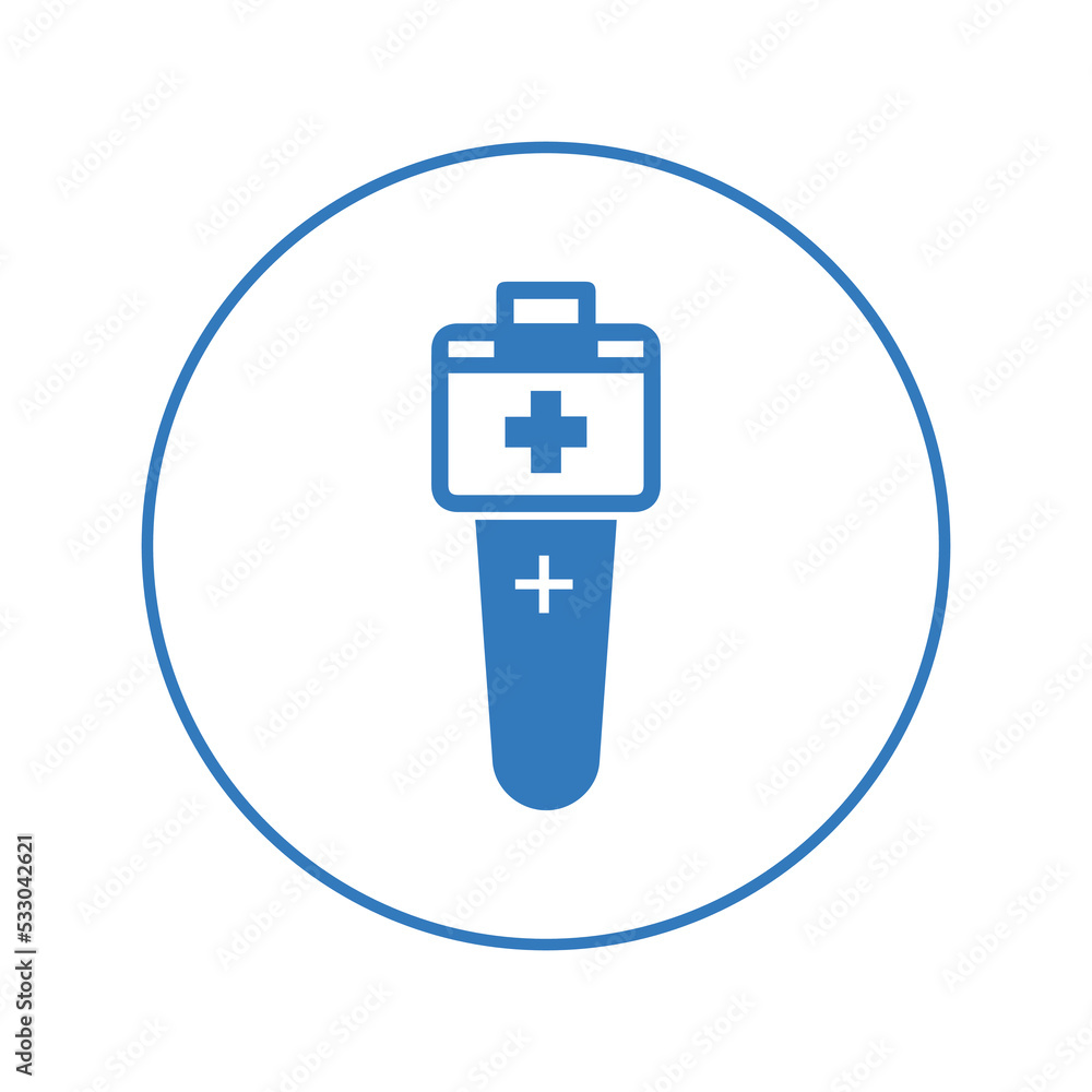Accoutrement medical device tool icon | Circle version icon | Accoutrement medical device tool icon | Circle version icon |
