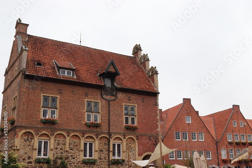 Rathaus auf dem Markplatz von Meppen.