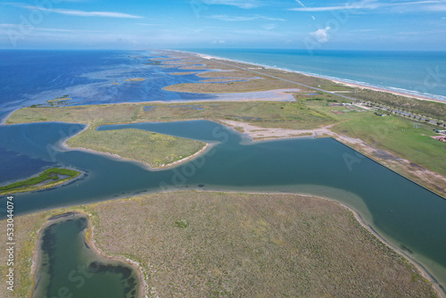 Wallpaper Mural The marshes just north of South Padre Island, Texas Torontodigital.ca