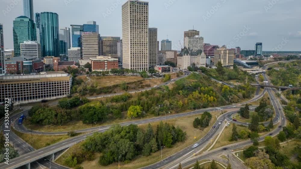 Drone Hyperlapse of Edmonton, Canada skyline
Drone Hyperlapse of Edmonton, Canada skyline