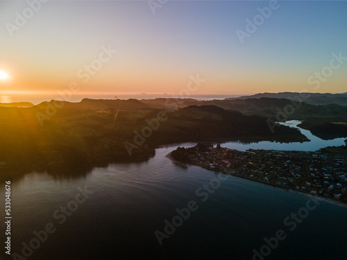 Sunrise over Cooks Beach, Coromandel Peninsula - New Zealand