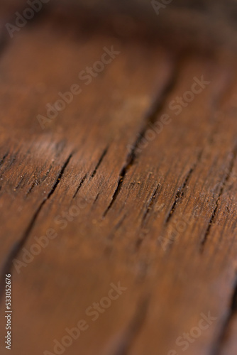 Close up of wooden planks, macro